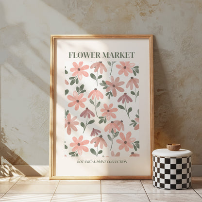 Premium Poster of Flower Market Botanical Print Collection Posters