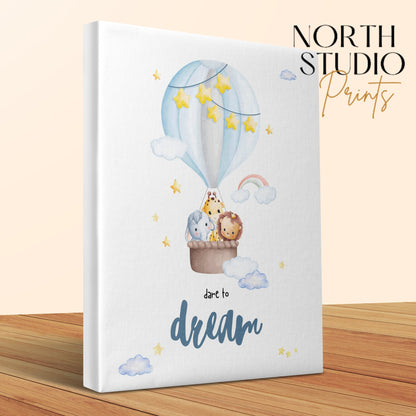 Premium Poster of Dare to Dream Nursery Wall Art Canvas Wraps