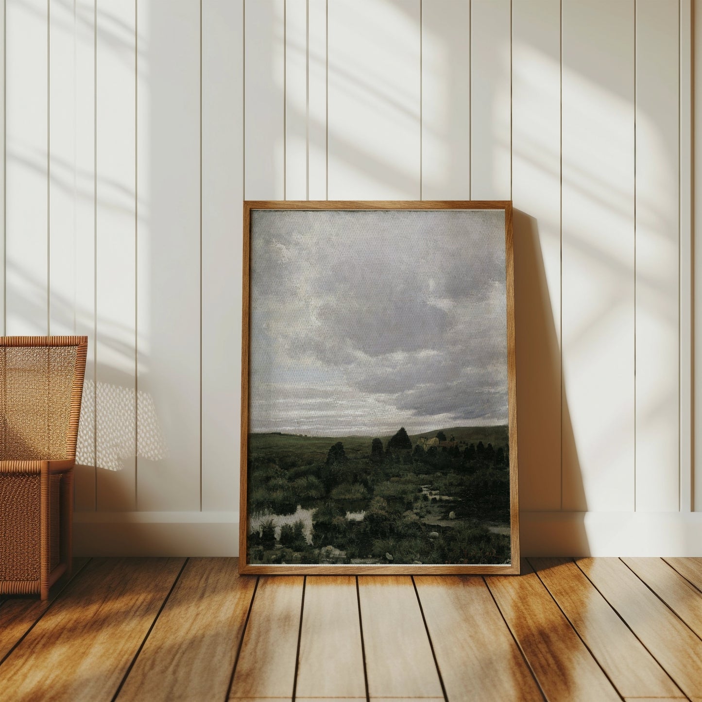 Premium Poster of Tranquil Countryside Landscape Art Print Posters