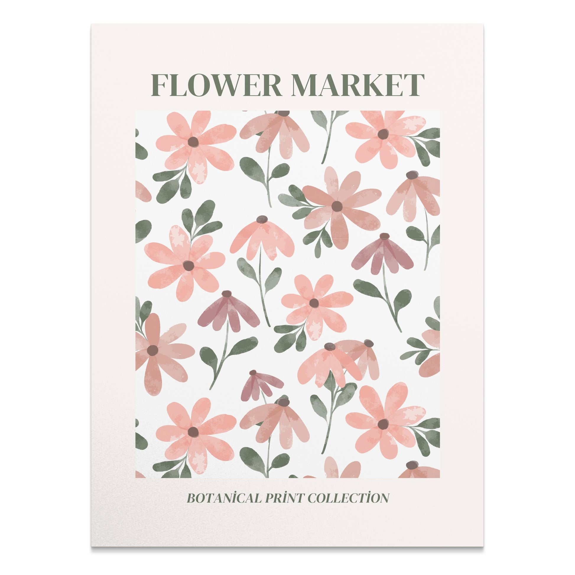 Premium Poster of Flower Market Botanical Print Collection Posters