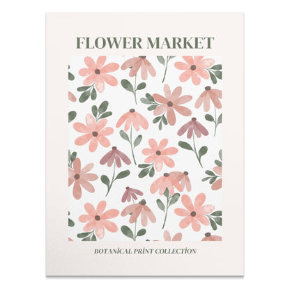 Premium Poster of Flower Market Botanical Print Collection Posters
