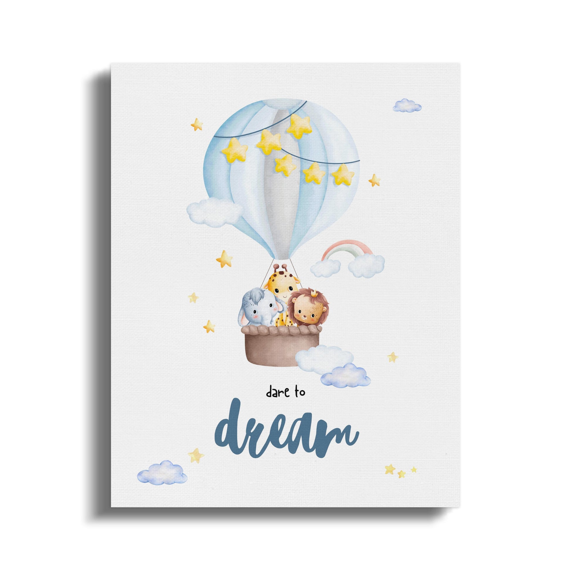 Premium Poster of Dare to Dream Nursery Wall Art Canvas Wraps