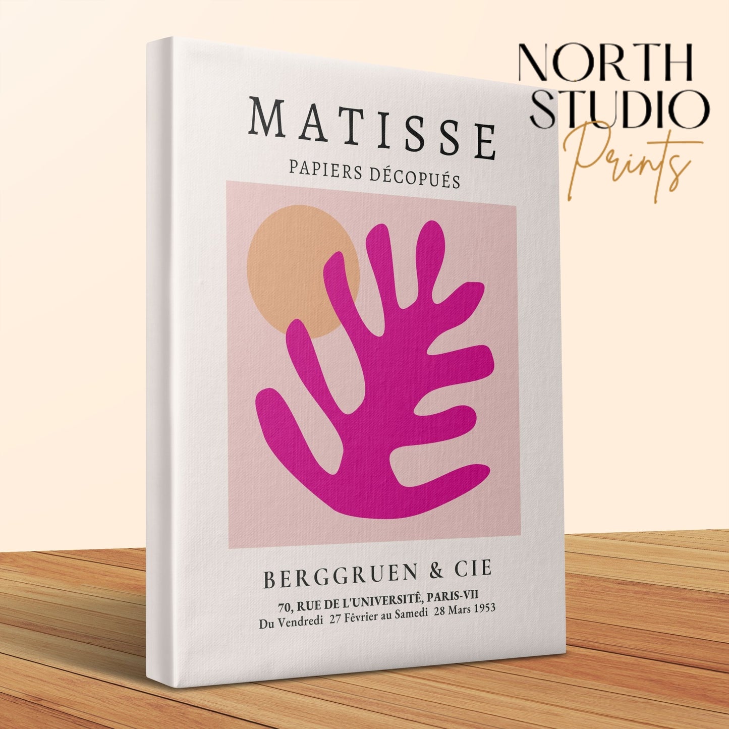 Premium Poster of Henri Matisse Wall Art Papiers Découpés Canvas Wraps