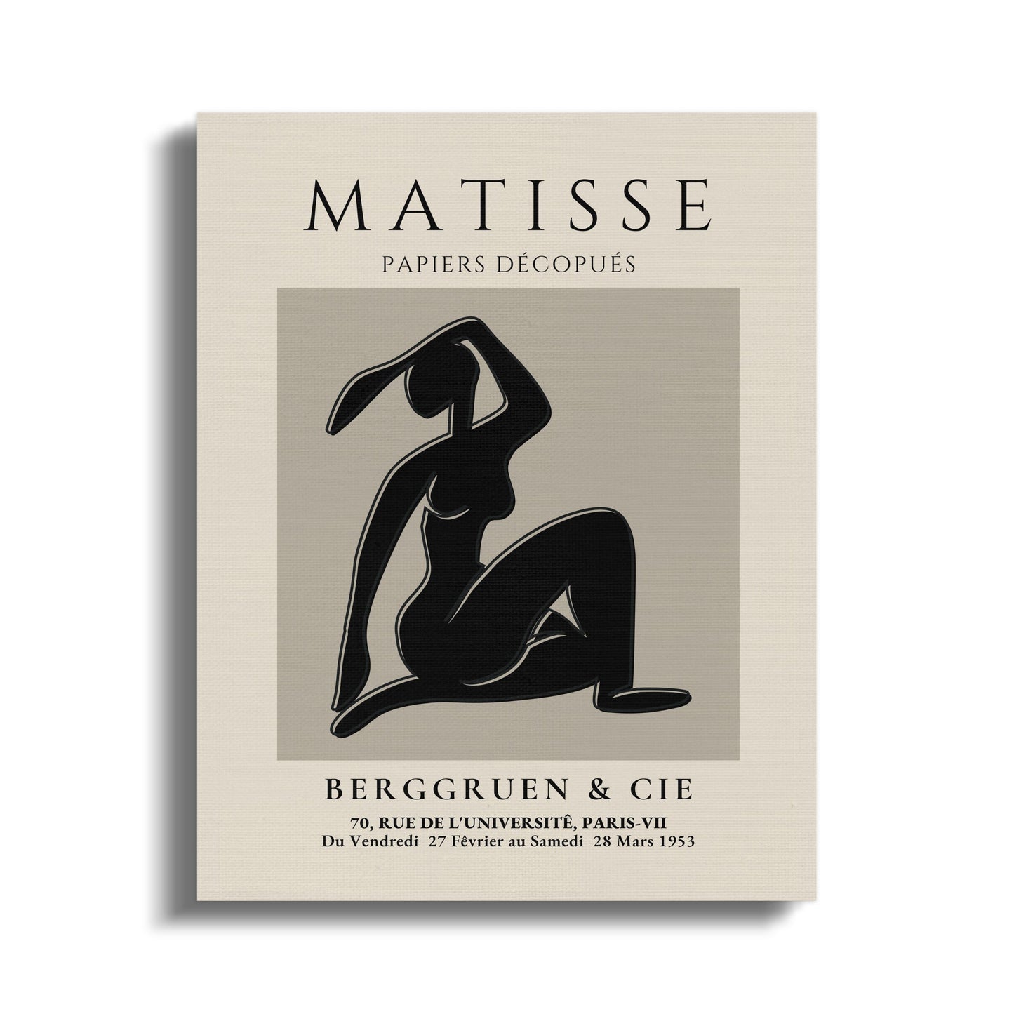 Premium Poster of Henri Matisse Papiers Decoupes Canvas Wraps