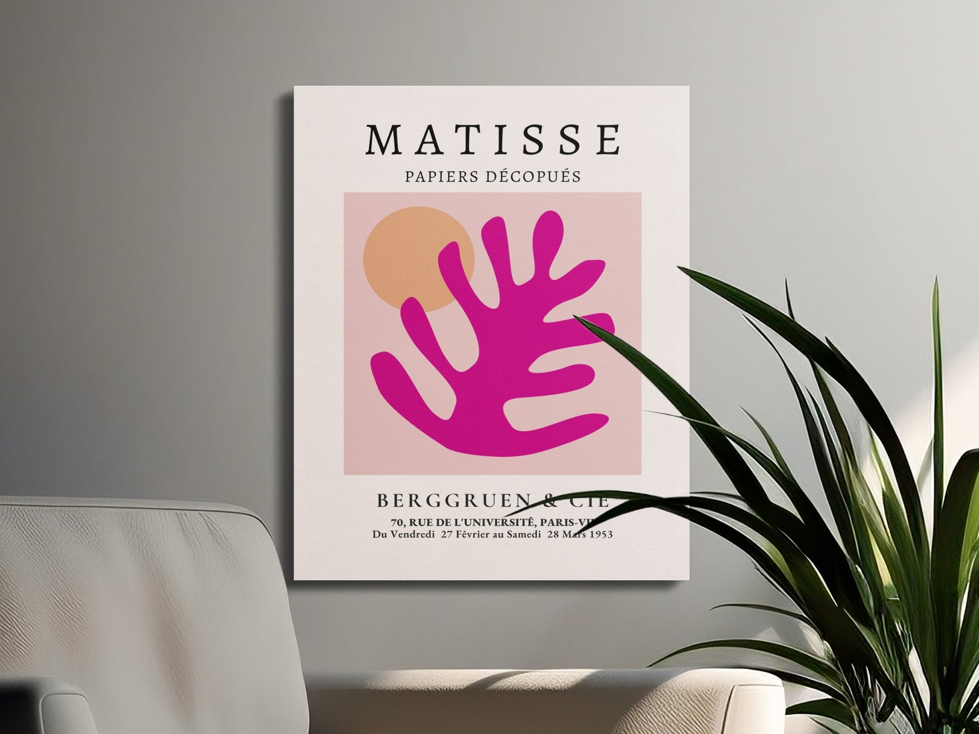 Premium Poster of Henri Matisse Wall Art Papiers Découpés Canvas Wraps