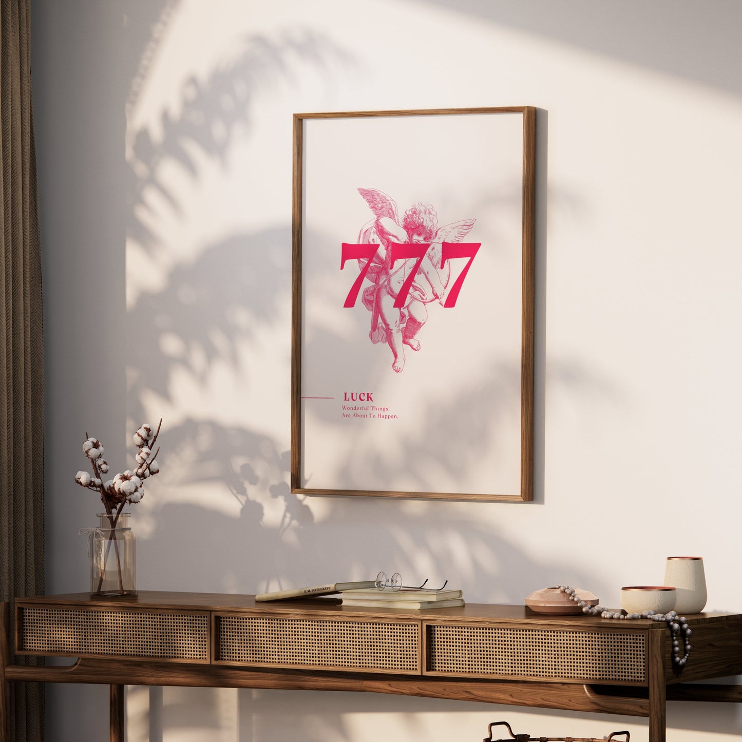 Premium Poster of 777 Angel Poster for Luck Wonderful Things Motivational Posters