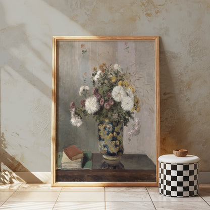 Premium Poster of Beautiful Floral Arrangement in Vase Art Print Posters