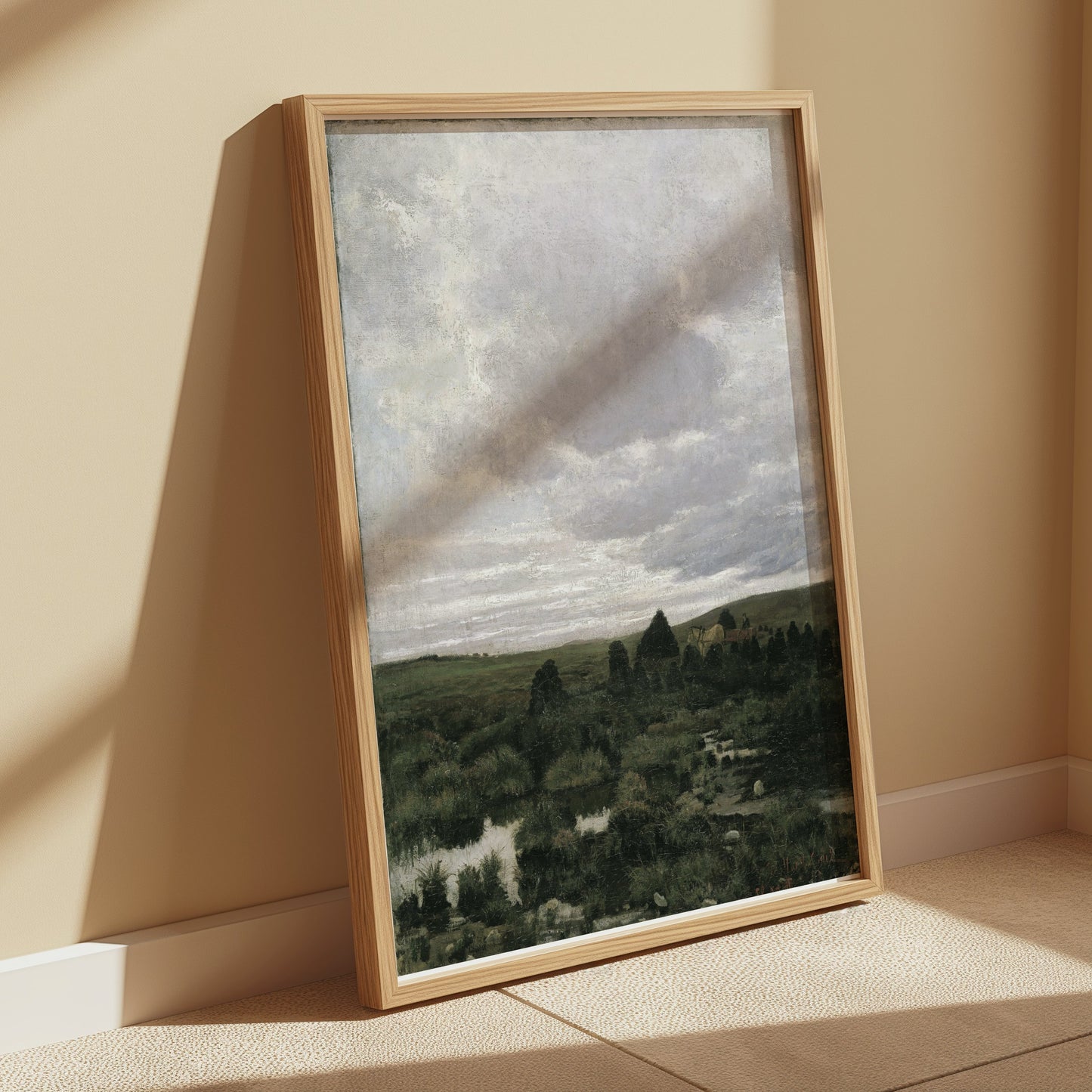 Premium Poster of Tranquil Countryside Landscape Art Print Posters