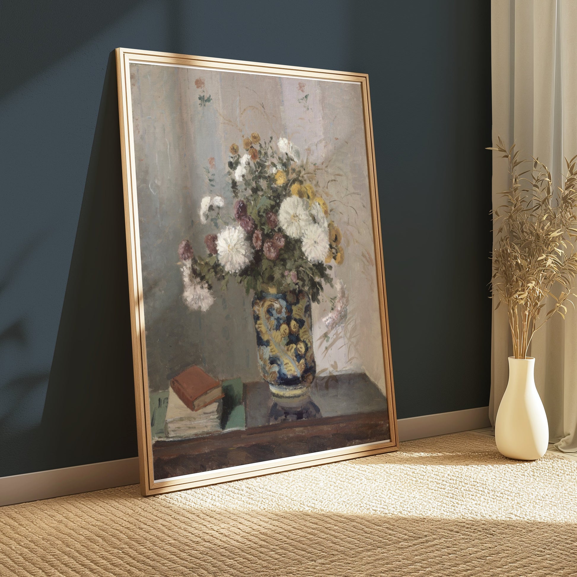 Premium Poster of Beautiful Floral Arrangement in Vase Art Print Posters