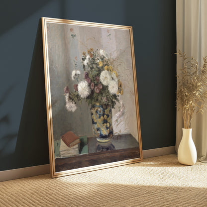Premium Poster of Beautiful Floral Arrangement in Vase Art Print Posters