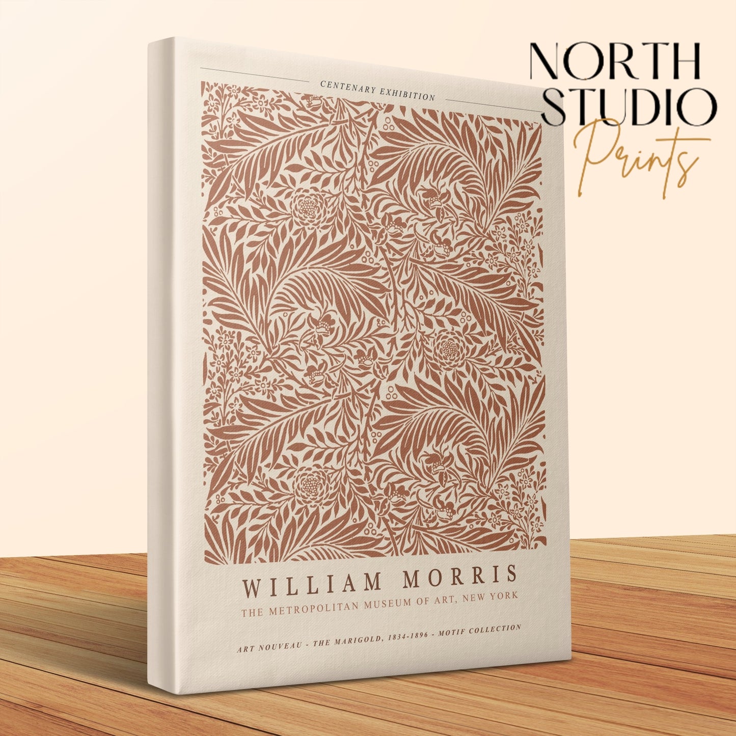 Premium Poster of Centenary Exhibition William Morris Canvas Wraps