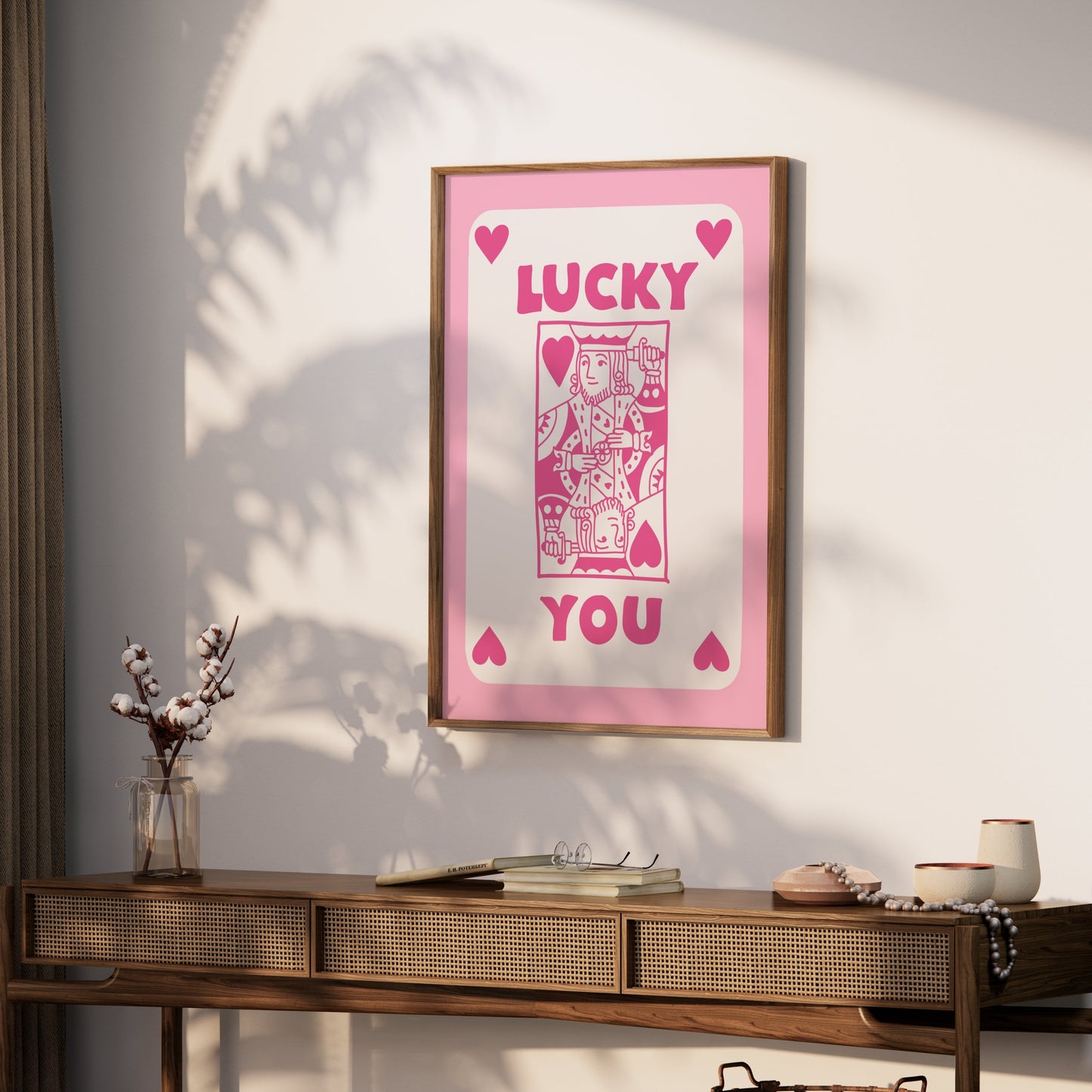 Premium Poster of Lucky You Playing Card Design Posters
