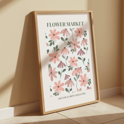 Premium Poster of Flower Market Botanical Print Collection Posters