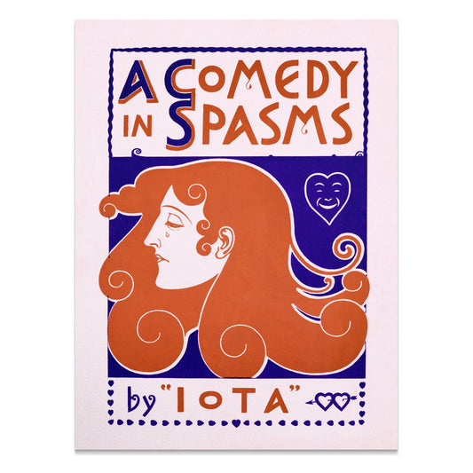 Premium Poster of A Comedy in Spasms Illustrated Art Deco Posters