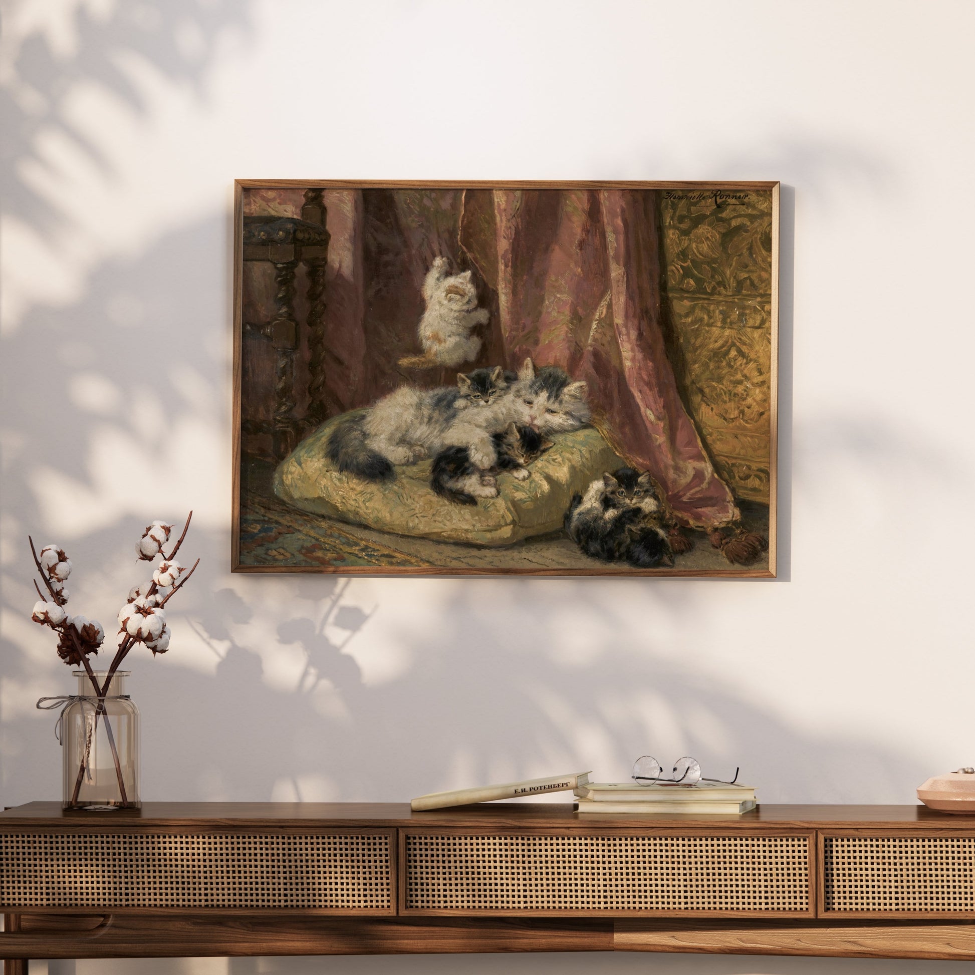 Premium Poster of A Group of Lovely Cats Resting and Playing Posters