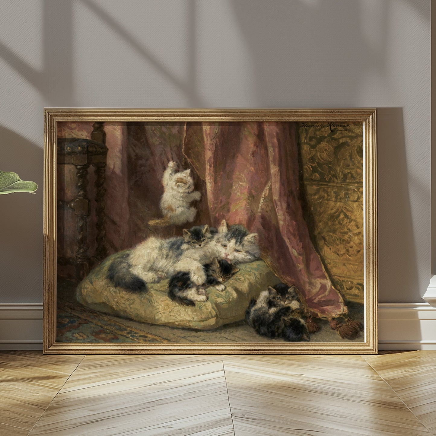 Premium Poster of A Group of Lovely Cats Resting and Playing Posters