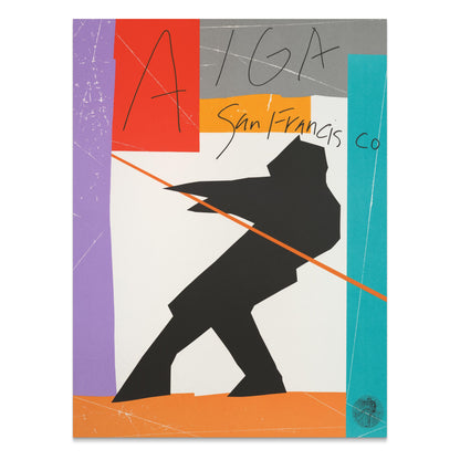 Premium Poster of Abstract AIGA San Francisco Silhouette Art Posters