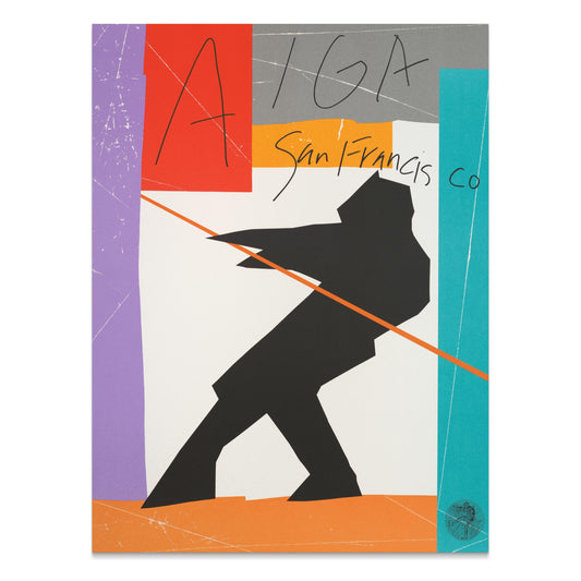 Premium Poster of Abstract AIGA San Francisco Silhouette Art Posters