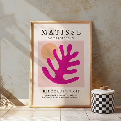 Premium Poster of Abstract Art Exhibition Matisse Papiers Découpés Posters