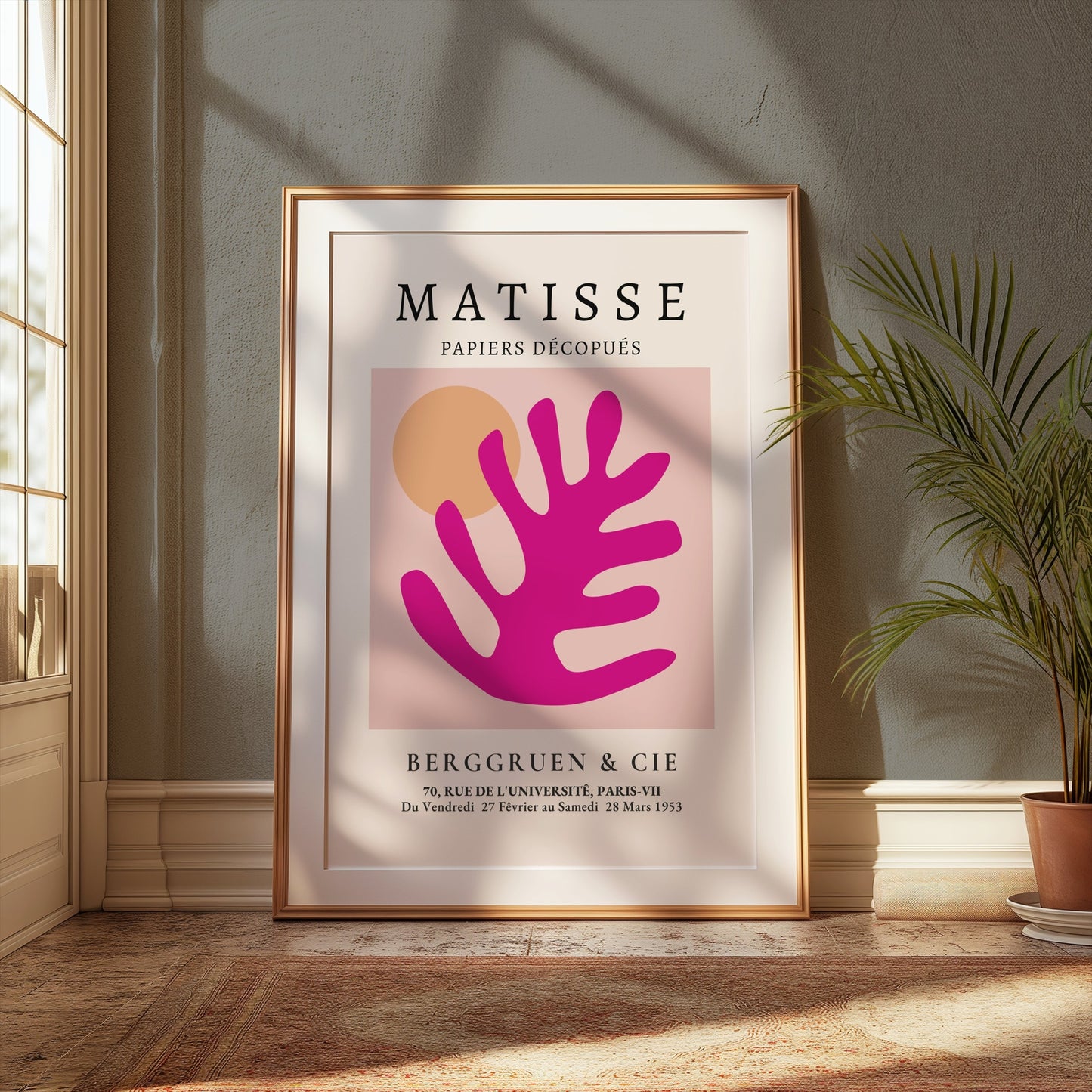 Premium Poster of Abstract Art Exhibition Matisse Papiers Découpés Posters