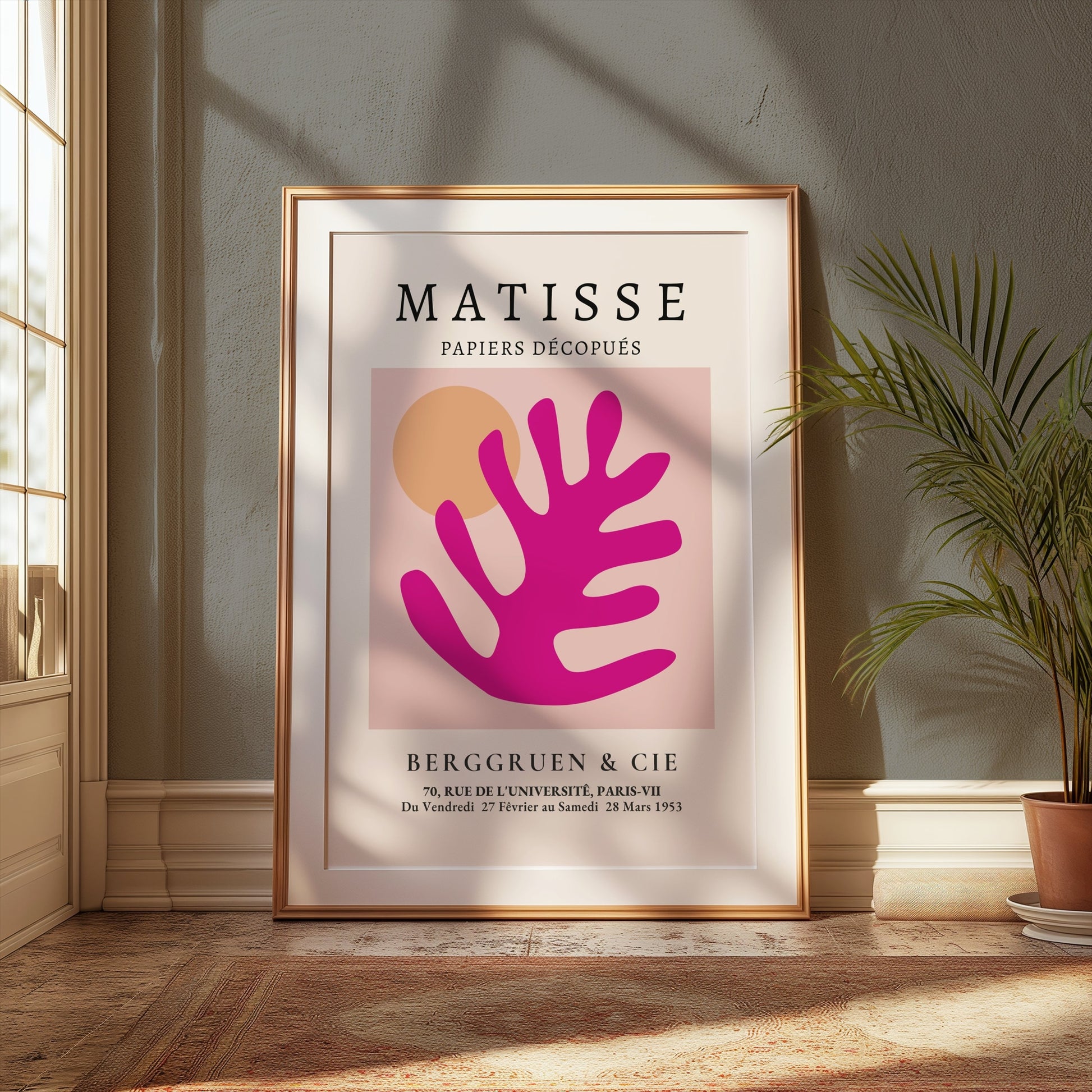 Premium Poster of Abstract Art Exhibition Matisse Papiers Découpés Posters