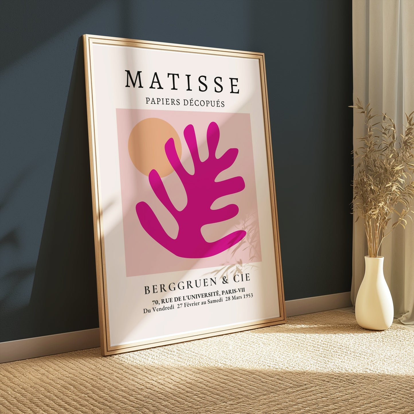 Premium Poster of Abstract Art Exhibition Matisse Papiers Découpés Posters