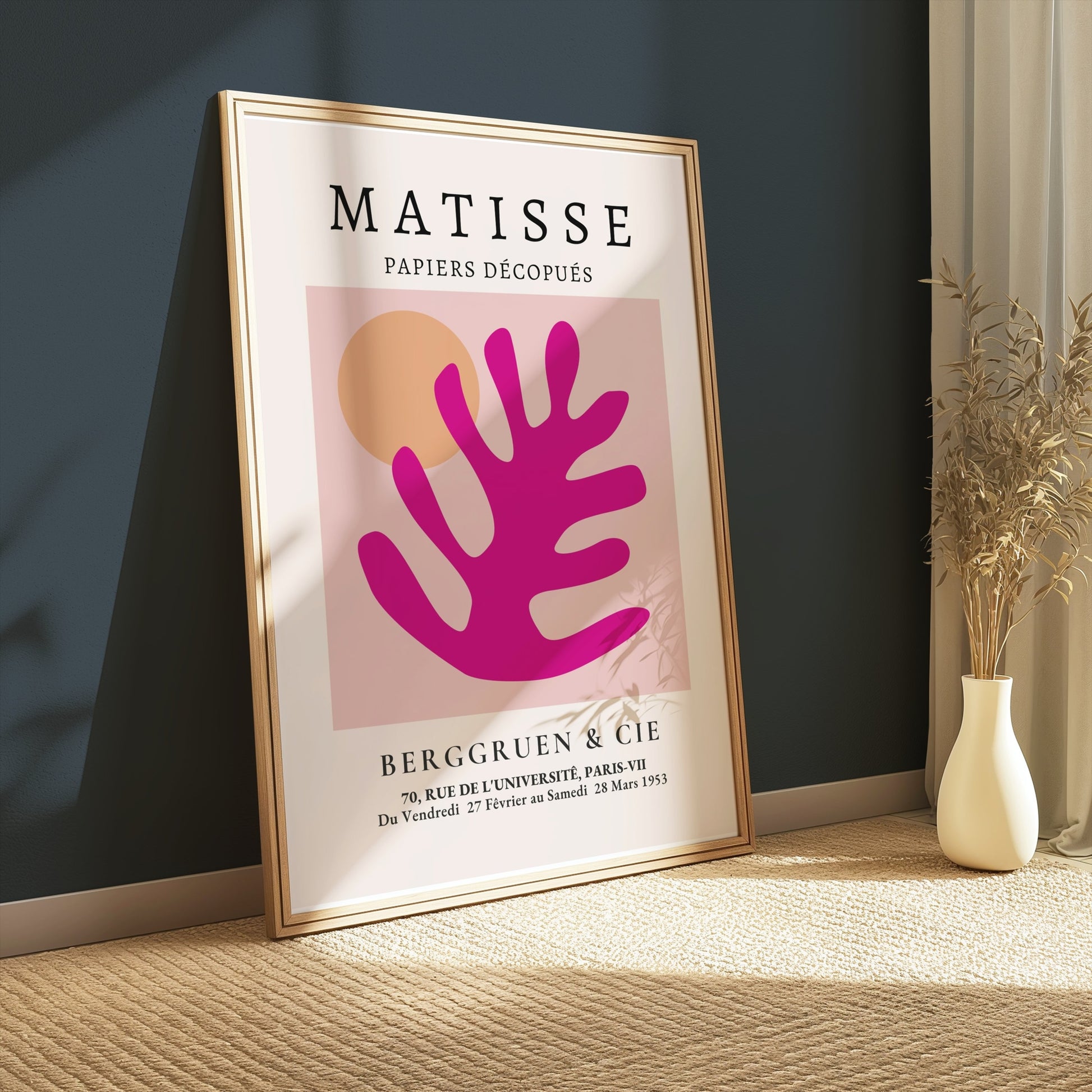 Premium Poster of Abstract Art Exhibition Matisse Papiers Découpés Posters