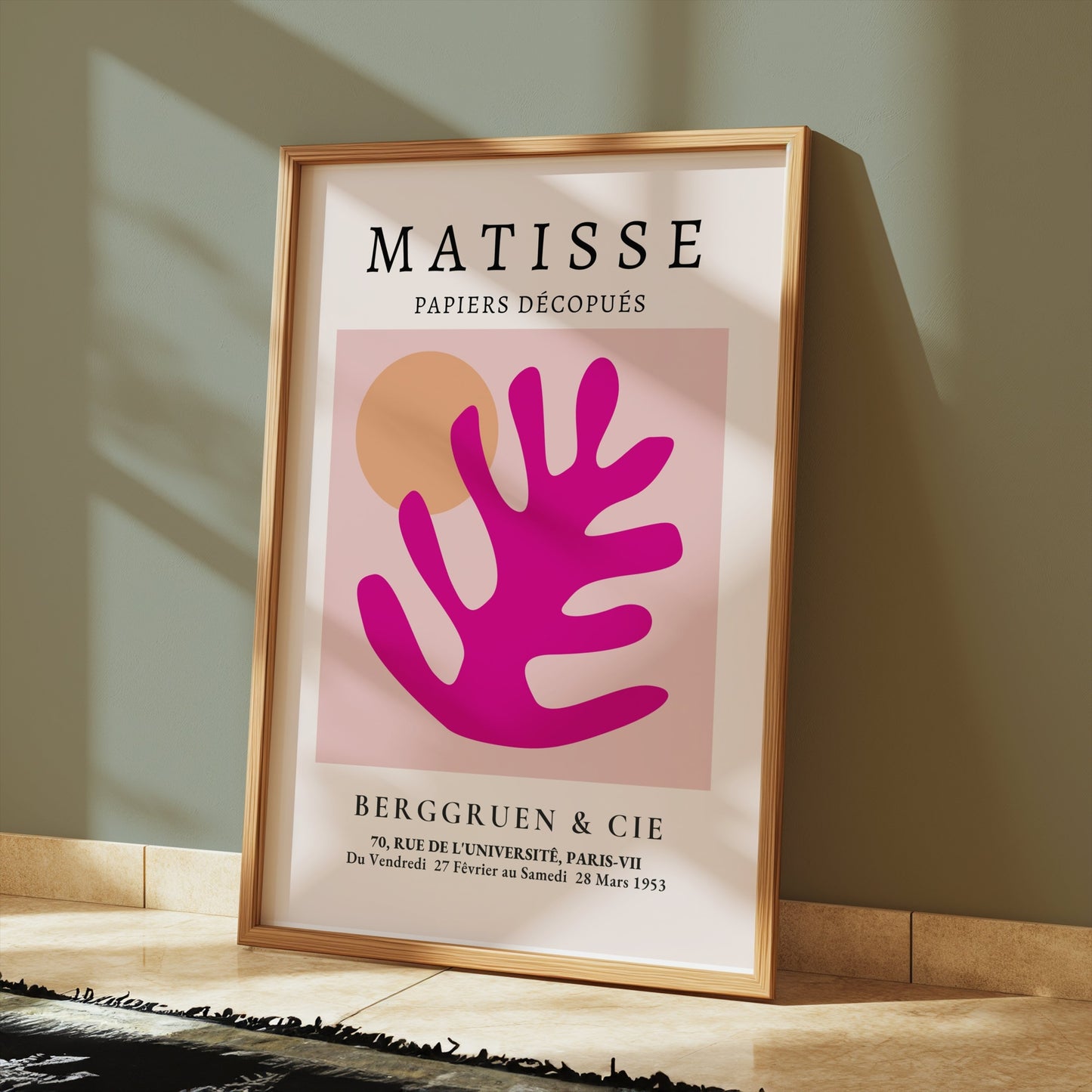 Premium Poster of Abstract Art Exhibition Matisse Papiers Découpés Posters