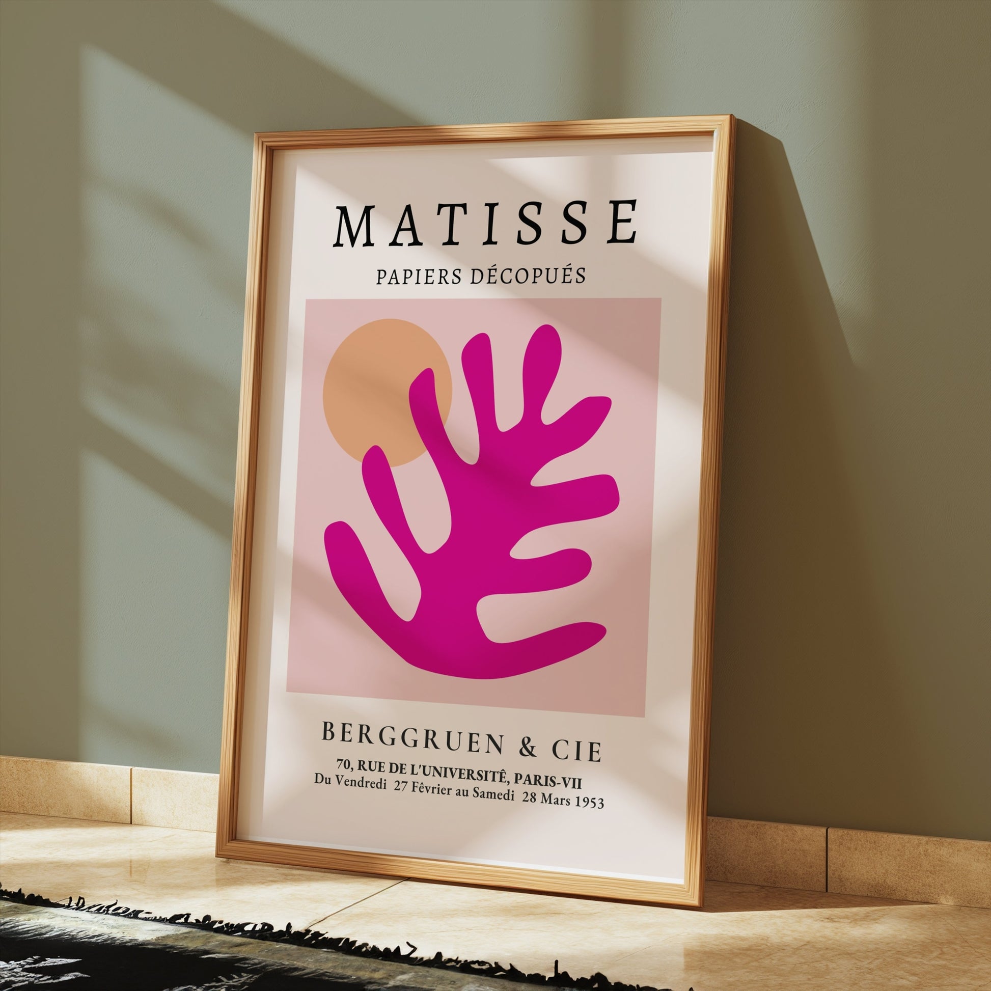 Premium Poster of Abstract Art Exhibition Matisse Papiers Découpés Posters