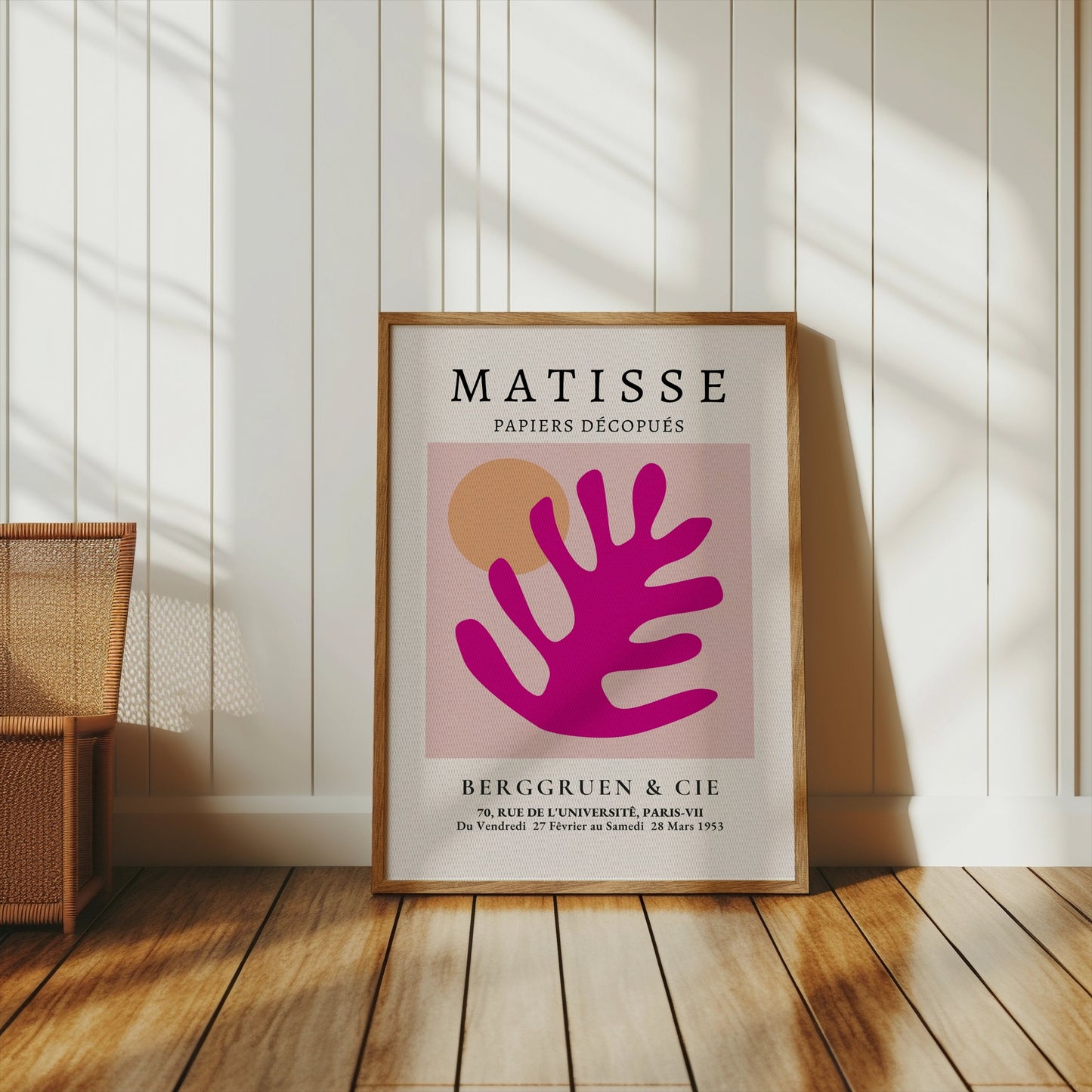 Premium Poster of Abstract Art Exhibition Matisse Papiers Découpés Posters
