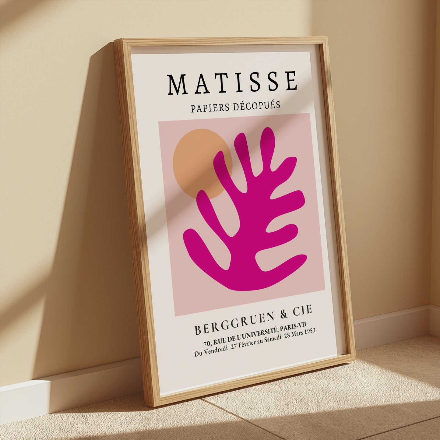 Premium Poster of Abstract Art Exhibition Matisse Papiers Découpés Posters