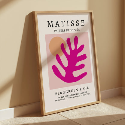 Premium Poster of Abstract Art Exhibition Matisse Papiers Découpés Posters
