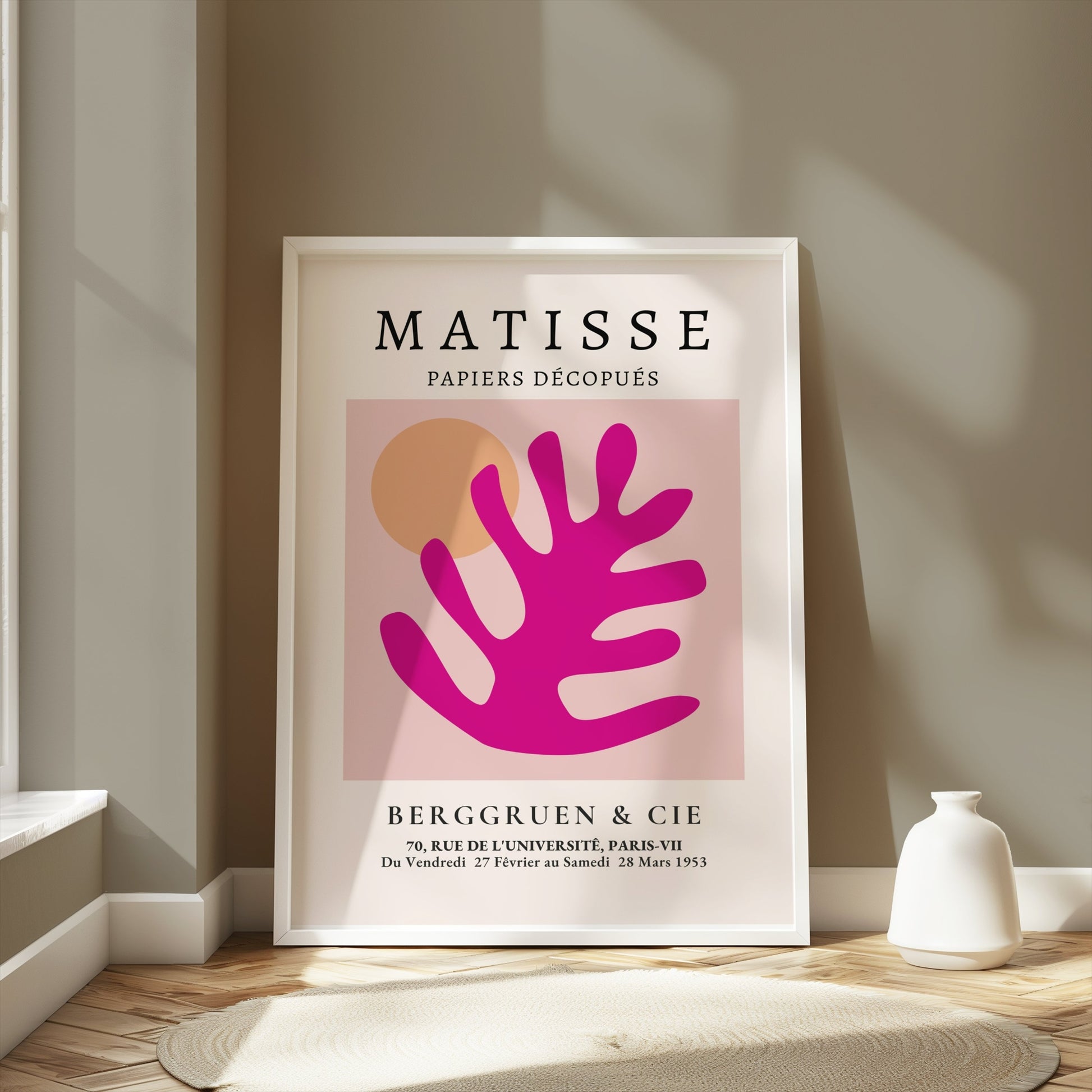 Premium Poster of Abstract Art Exhibition Matisse Papiers Découpés Posters