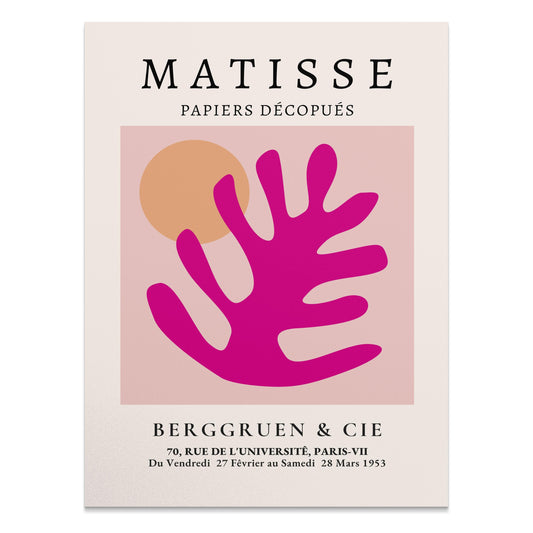 Premium Poster of Abstract Art Exhibition Matisse Papiers Découpés Posters