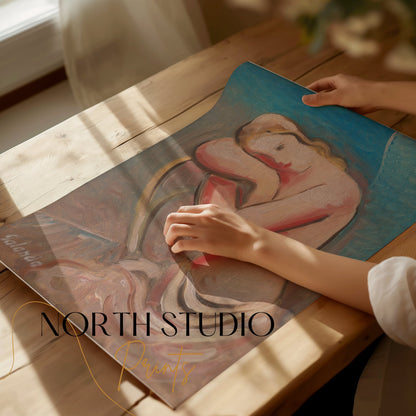 Premium Poster of Abstract Artistic Figure Painting Posters