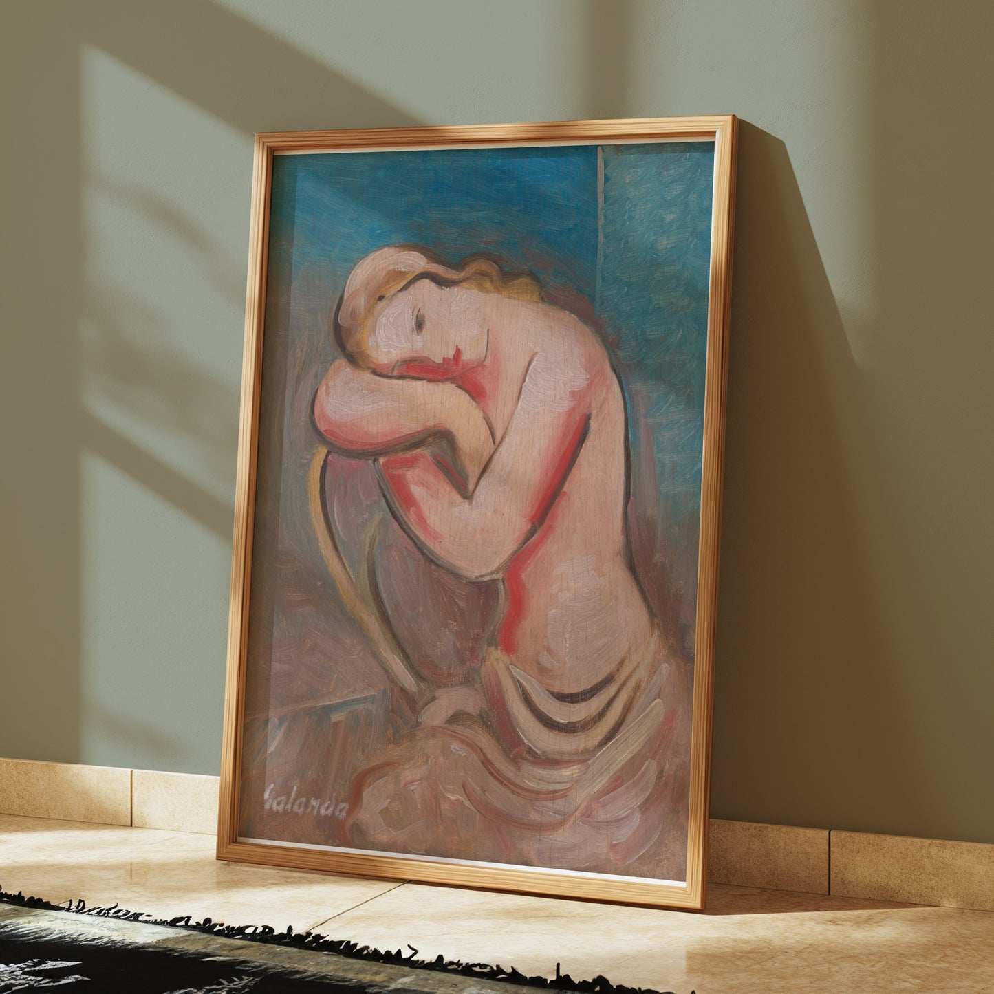 Premium Poster of Abstract Artistic Figure Painting Posters