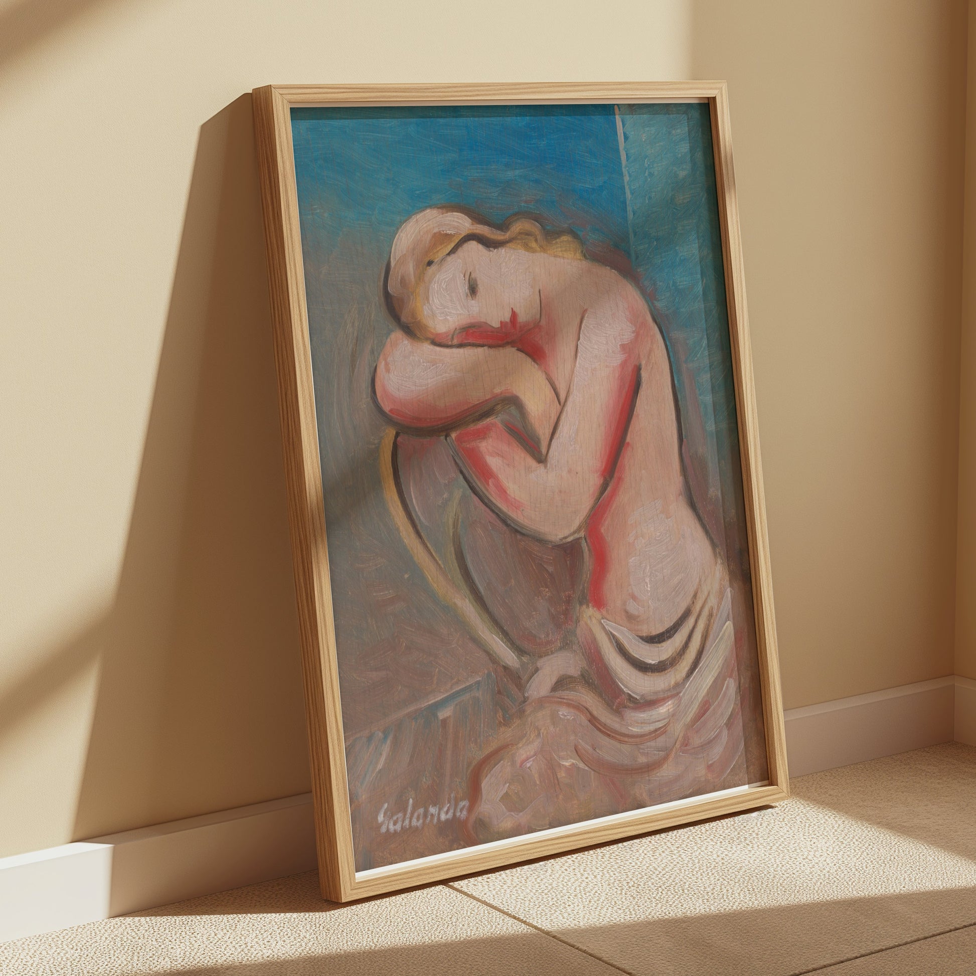 Premium Poster of Abstract Artistic Figure Painting Posters