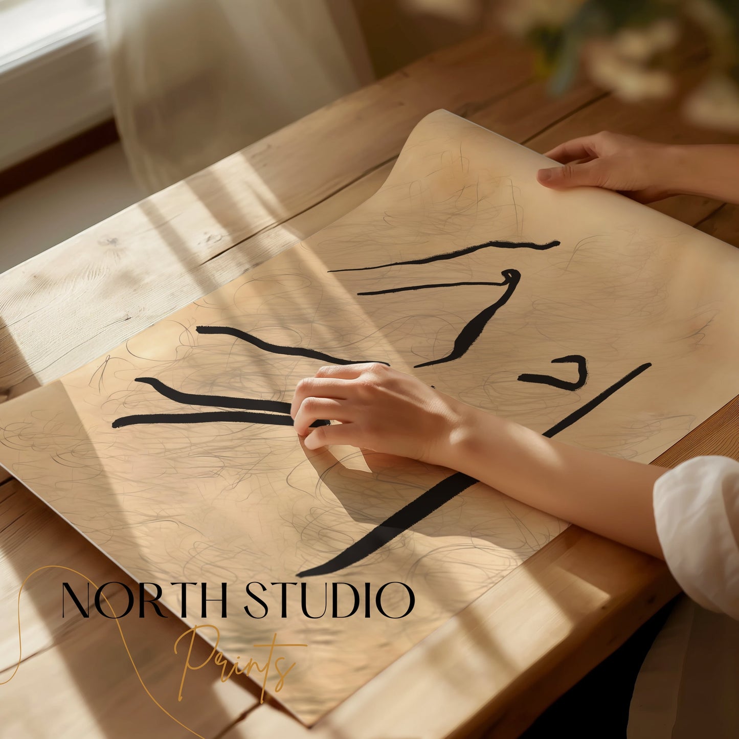 Premium Poster of Abstract Artistic Sketch Design Wall Art Posters