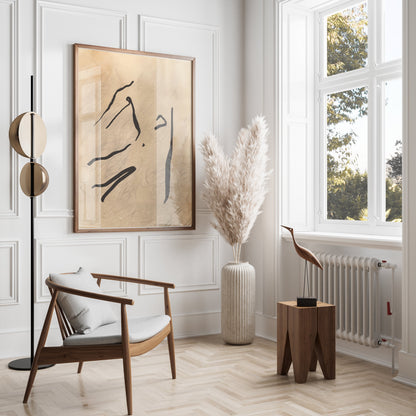 Premium Poster of Abstract Artistic Sketch Design Wall Art Posters