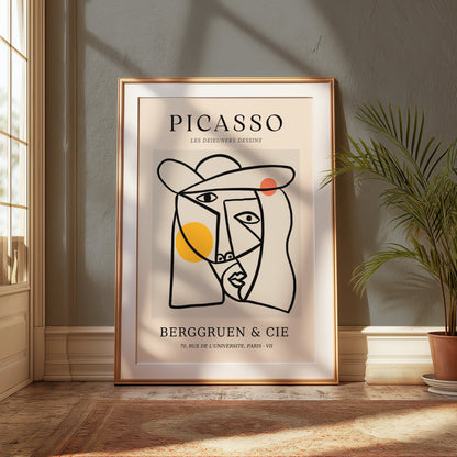 Premium Poster of Abstract Artwork by Picasso Inspired Posters