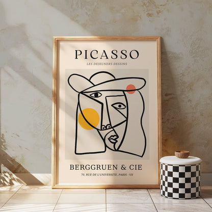 Premium Poster of Abstract Artwork by Picasso Inspired Posters