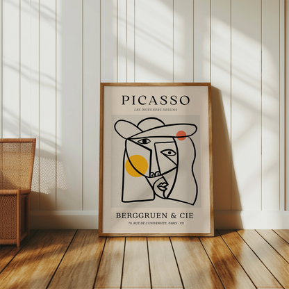 Premium Poster of Abstract Artwork by Picasso Inspired Posters