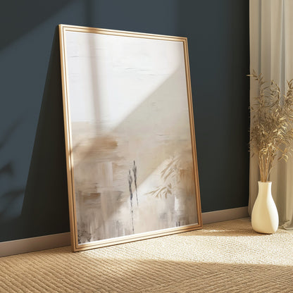 Premium Poster of Abstract Artwork with Two Figures Acrylic Prints Posters