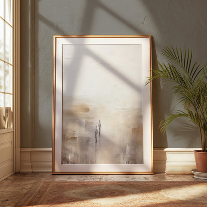 Premium Poster of Abstract Artwork with Two Figures Acrylic Prints Posters