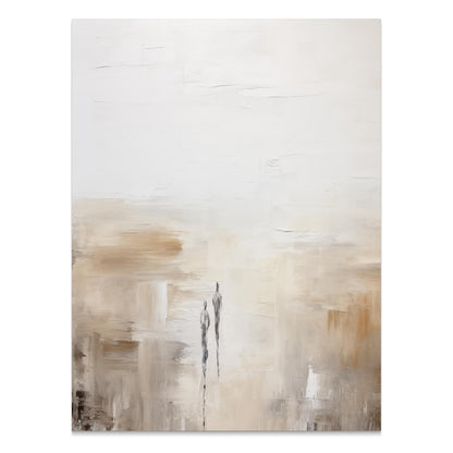 Premium Poster of Abstract Artwork with Two Figures Acrylic Prints Posters