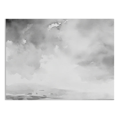Premium Poster of Abstract Black and White Cloudscape Art Posters