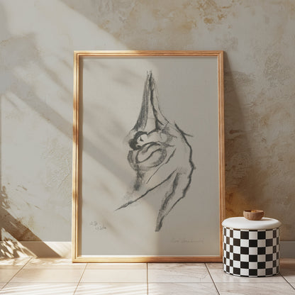 Premium Poster of Abstract Black and White Sketch Design Art Posters