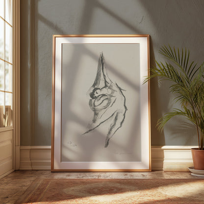 Premium Poster of Abstract Black and White Sketch Design Art Posters