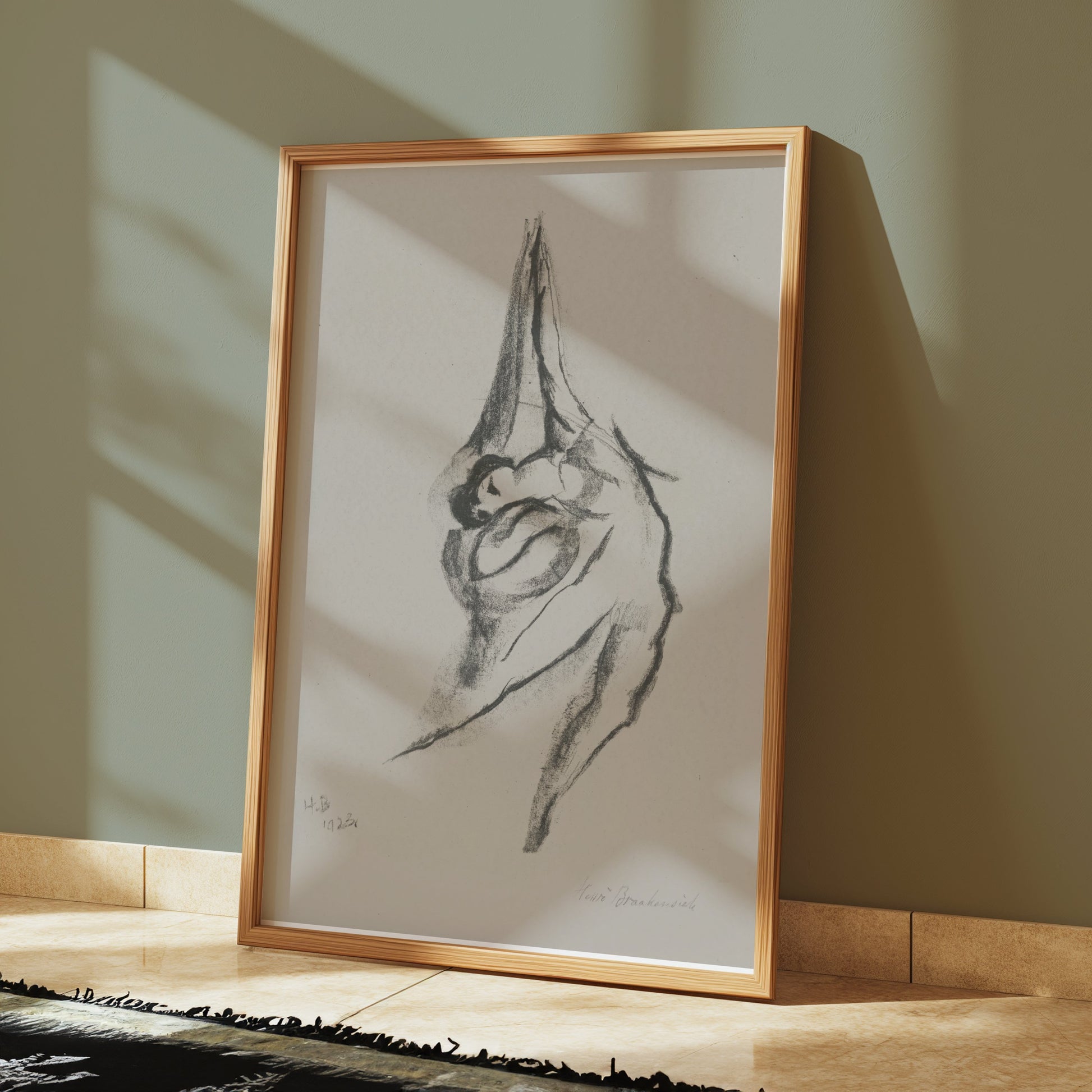 Premium Poster of Abstract Black and White Sketch Design Art Posters