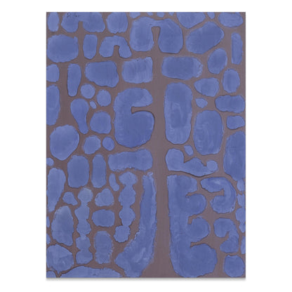 Premium Poster of Abstract Blue and Brown Geometric Art Prints Posters